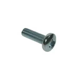 M4 x 25mm Machine Screws Slotted Pan Head With Nut BZP 