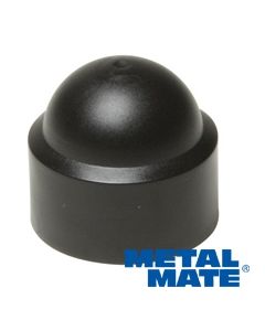 M12 Plastic Nut and Bolt Cap Black (Pack of 50)