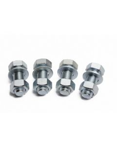M24 x 60 CE ISO 4017 8.8 Hexagon Setscrew Nut Washer Assembly Zinc Plated Bag of 50