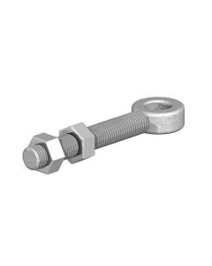 Adjustable Gate Eye Bolt 150mm To Suit 12mm Pin Zinc Plated