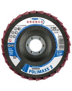 Dronco Polimaxx 2 Medium Polishing Flap Disc 115 x 22.2mm (Pack of 1)