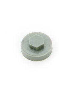 19mm Merlin Grey Colour Cap for Hexagon Self Drilling Tek Screws Pack of 1000