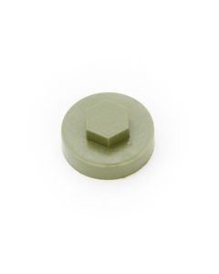 19mm Olive Green Colour Cap for Hexagon Self Drilling Tek Screws Pack of 1000