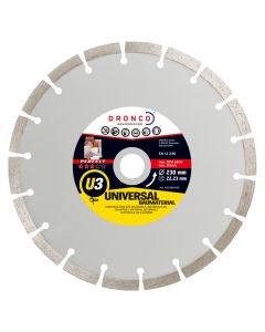 Dronco U3 Universal Diamond Disc 115mm x 2mm x 22.23mm 4113810100