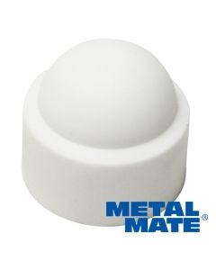 M16 Plastic Nut and Bolt Cap White (Pack of 50)