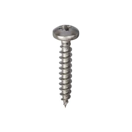 5.5 x 38mm (12g x 1.1/2”) Pan Pozi AB Self Tapper A2 Stainless Steel Pack 100 5.5 x 38mm (12g x 1.1/2”) Pan Pozi AB Self Tapper A2 Stainless Steel Pack 100