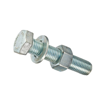 M16 x 65 CE ISO 4017 8.8 Hexagon Setscrew Nut Washer Assembly Zinc Plated 