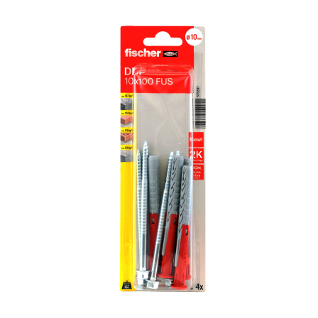 Fischer Dot and Dab Fixing DDF 10 x 100 FUS Art.-No. 575287 Pack of 4