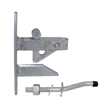 Self Locking Auto Field Gate Latch c/w Striker Pin Hot Dipped Galvanised