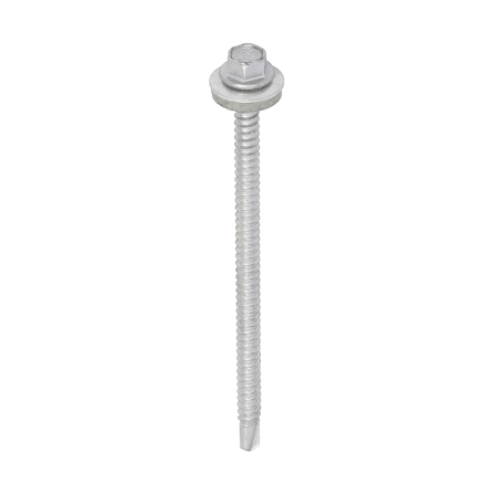 Timco L100W16B 5.5 x 100mm Self Drilling Tek Screw Light Section Exterior Coating Image 1