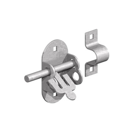 Oval Padbolt 4A Hot Dip Galvanised
