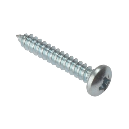 8g x 1.1/4 (4.2 x 32mm) Pan Pozi AB Self Tapping Screw Bzp