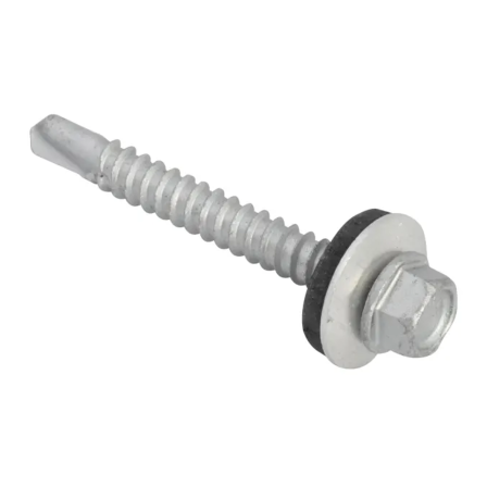 Techfast 5.5 x 60mm Self Drilling Light Section Tek Screw G16 Washer 