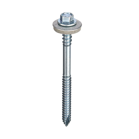 6.3 x 125mm Self Drilling Tek Screws For Composite Panels To Timber Sections With 19mm Bonded Washer Pack of 100 6.3 x 125mm Self Drilling Tek Screws For Composite Panels To Timber Sections With 19mm Bonded Washer Pack of 100