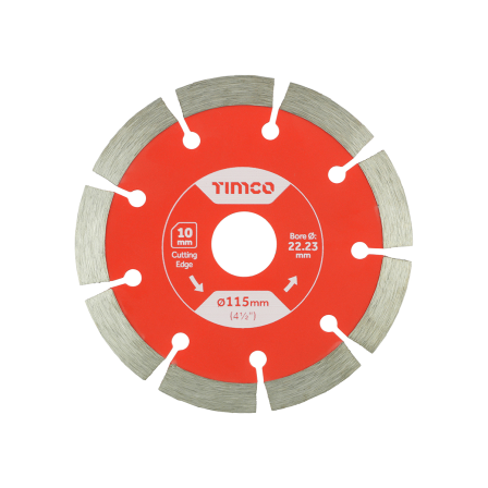 Timco Diamond Blade 115mm x 22.2mm Segmented Timco Diamond Blade 115mm x 22.2mm Segmented