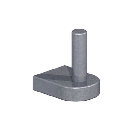 Gate Hook To Weld With Straight End - 12mm Pin