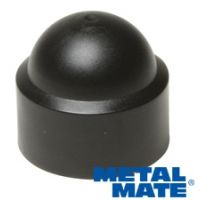 M6 Plastic Nut and Bolt Cap Black (Pack of 100)
