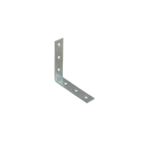 125mm x 125mm x 22mm Wide Angle Brackets Bright Zinc Plated (Pack of 25)