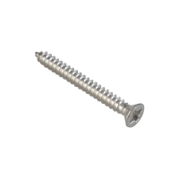 Self Tapping Screw Stainless Steel Countersunk Pozi 8g x 3.1/4” Pack of 200 (*CLEARANCE*)