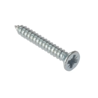 10g x 2 (4.8 x 50mm) Countersunk Pozi AB Self Tapping Screw Bzp (Pack of 500)