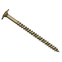 ForgeFast Construction Screw Wafer Head Tan 8 x 200mm Pack of 25