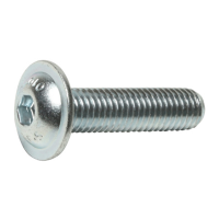 M4 x 10mm Socket Flange Button Screw Grade 10.9 Zinc Plated Pack of 200 (*CLEARANCE*)