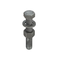 M24 x 80 CE DIN933 8.8 Hexagon Setscrew Nut Washer Assembly Galvanised (*CLEARANCE*)