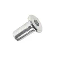 M6 x 17mm Joint Connecting Nut Zinc Plated Pack of 50 (*CLEARANCE*)