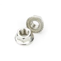 M8 Serrated Flange Nut Stainless Steel Pack of 100