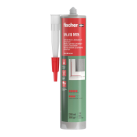 Fischer Multi MS Construction Sealant and Adhesive 290ml White Art.-No. 59389