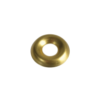 Screw Cup Washers Solid Brass Polished No.8 Bag 200