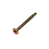 3.5 x 38mm Zinc Yellow Plated Self Drilling Drywall Screws (Pack of 1000)