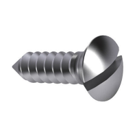 Slotted Raised Countersunk Self Tapper A2 Stainless Steel 10g x 1” Pack of 92 (*CLEARANCE*)