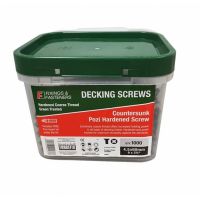 Decking Screw 4.5 x 50mm PZ Csk Green Treated Tub of 1000