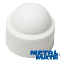 M5 Plastic Nut and Bolt Cap White (Pack of 100)