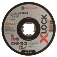 Bosch 2608619266 X-LOCK Inox Cutting Discs 115mm x 1mm (10 Pack) (*CLEARANCE*)