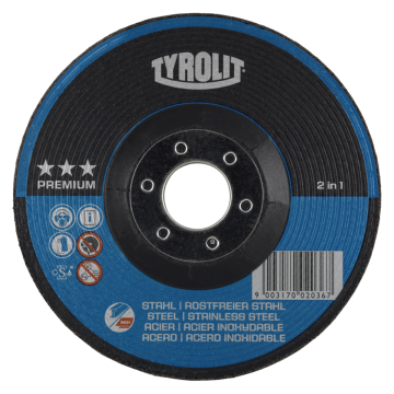 Tyrolit Premium Metal Grinding Disc 115mm x 7mm x 22.23mm Box of 10