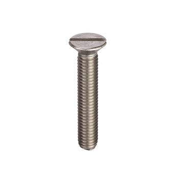 M4 x 10mm A2 Stainless Steel Countersunk Slotted Machine Screw Pack of 100 (*CLEARANCE*)