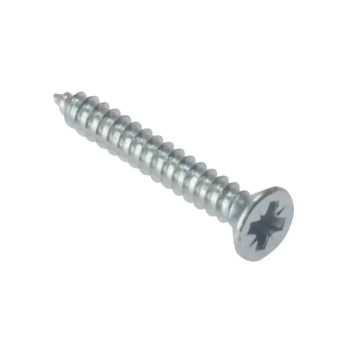 4g x 3/4 (2.9 x 19mm) Countersunk Pozi AB Self Tapping Screw Bzp (Pack of 1000)