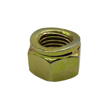 M6 Philidas Zinc Yellow Industrial All Metal Locking Nut Pack of 100 (*CLEARANCE*)