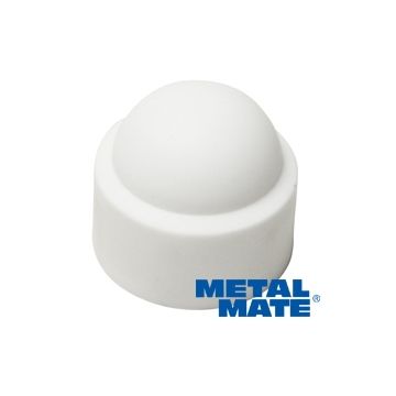 M6 Plastic Nut and Bolt Cap White (Pack of 100)